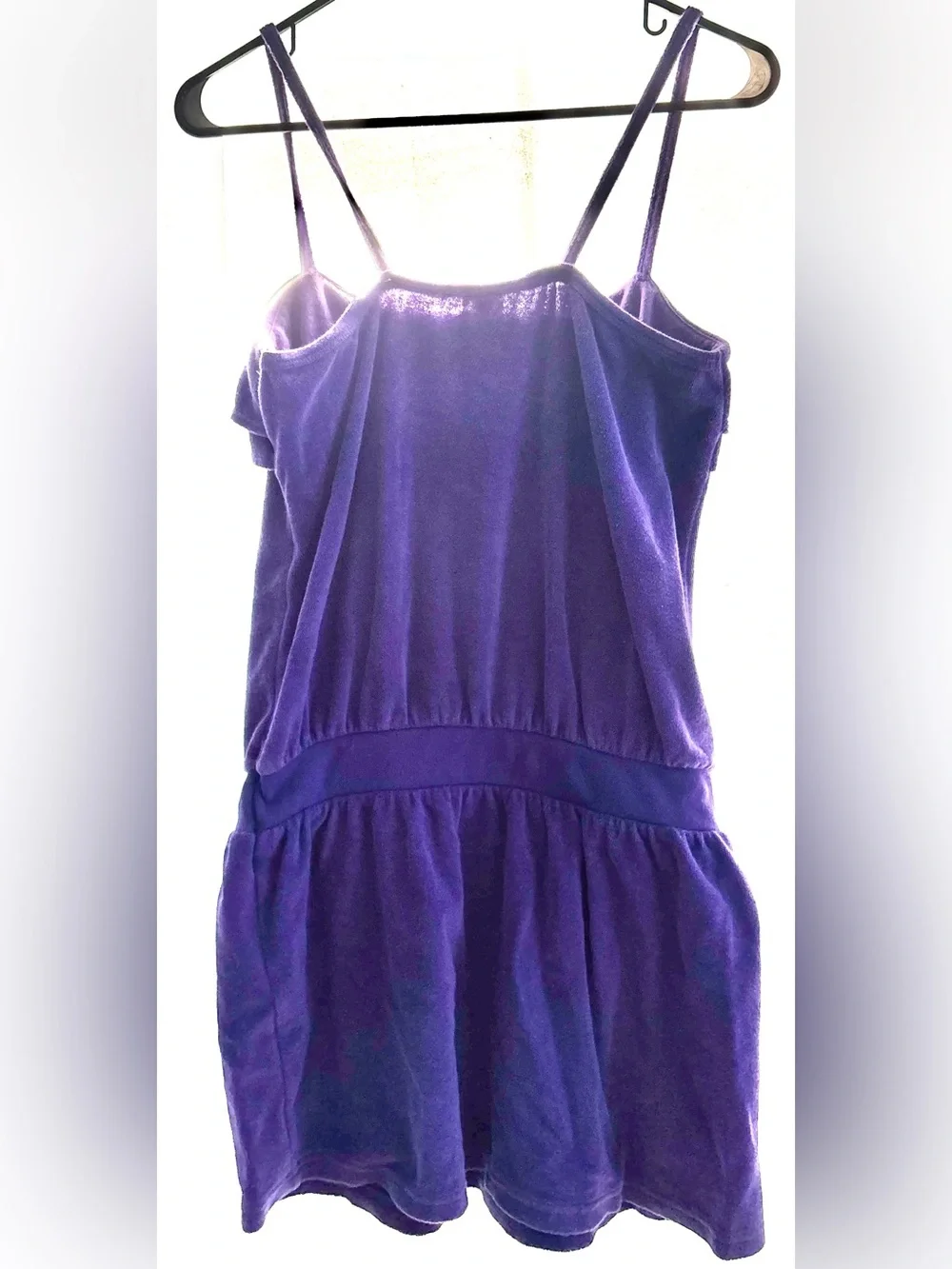 Xhilaration Purple Girls Terry Cloth Romper size XL (14-16)